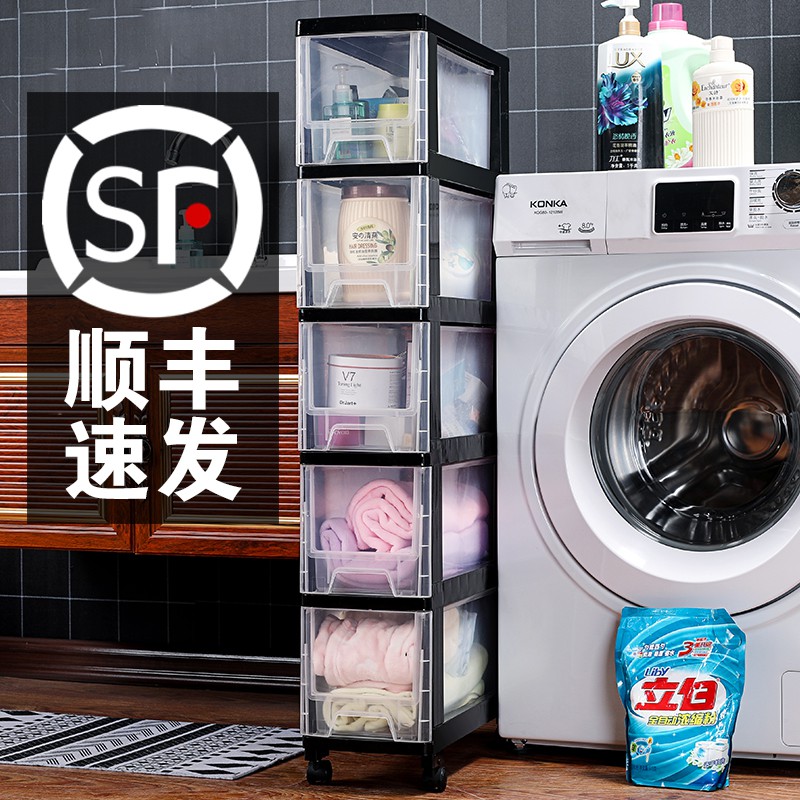 特大号收纳箱大号塑料透明衣服整理盒子学生装书有轮子储物盒 三维工匠高清大图