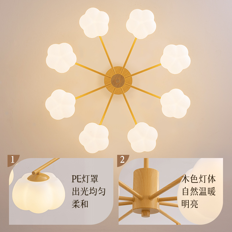 欧普吊灯奶油泡泡高清大图