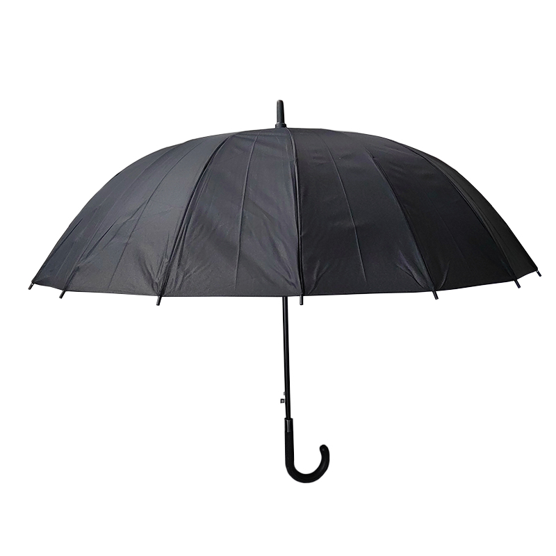 炯毅 加大雨伞长柄 半自动加固商务伞 雨伞16骨 JY13 把高清大图