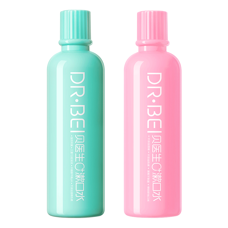 贝医生DR·BEI 0+漱口水600ml *2瓶装(蜂胶青竹+蜂胶鲜桃 )