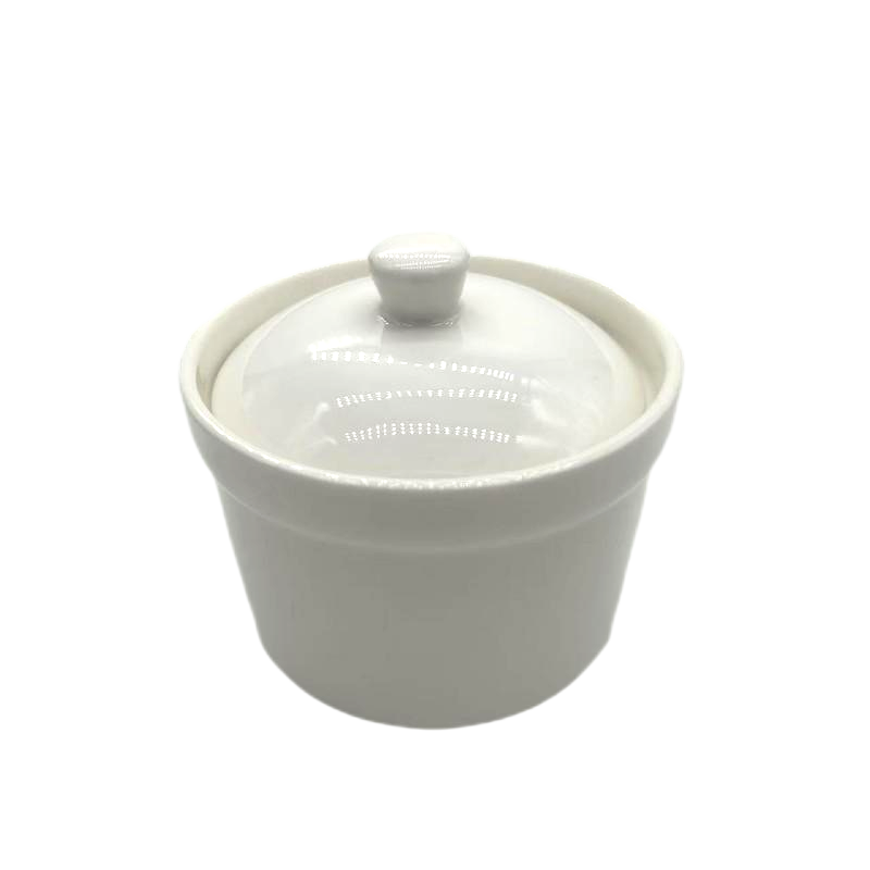 先互丁 陶瓷炖盅汤盅 4英寸(口径10,高9.6cm) 个