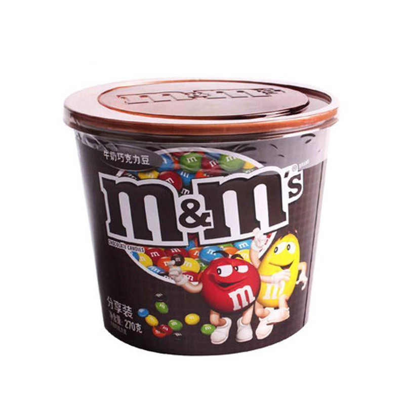 德芙m&m’s妙趣畅享牛奶巧克力豆碗装270g