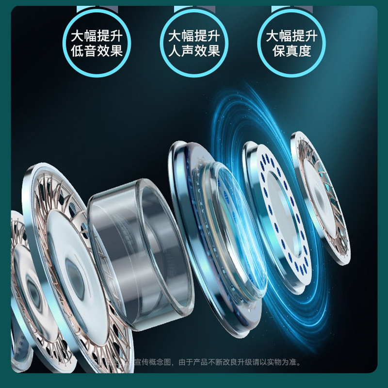 [苏宁宜品]入耳式耳机适用oppo手机苹果6华为通用k歌有线半耳塞小米r9plus学习耳机