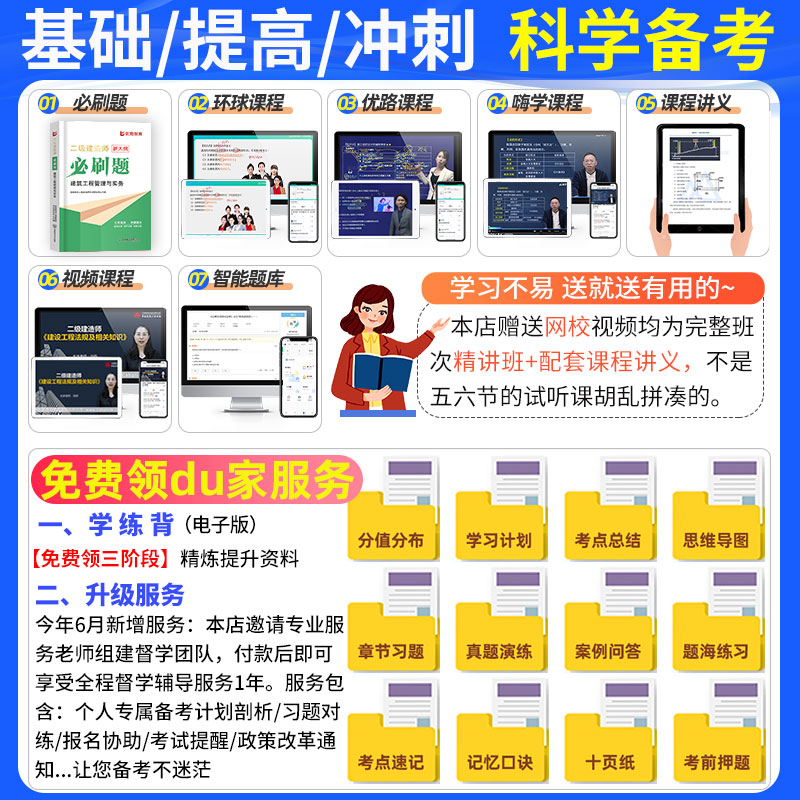 [建筑单科]必刷题1000道+详细解析 [正版]二建建筑实务必刷题1000道+详细解析备考2025年环球优路教育二级建造高清大图