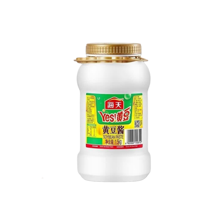 海天 df-黄豆酱1.5kg×3(PE瓶) 调味品 拌面手抓饼肉夹馍正宗黄豆酱 KJDF-20250626-0036
