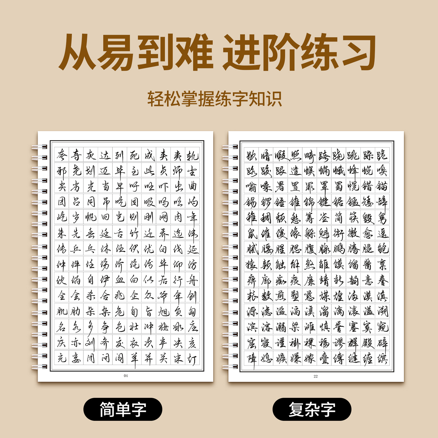 全套4本[送钢笔+墨囊+临摹纸+书签] [正版]行书常用3000字成人字帖成年行楷练字帖硬笔书法练字本钢笔初学者静心连笔高清大图