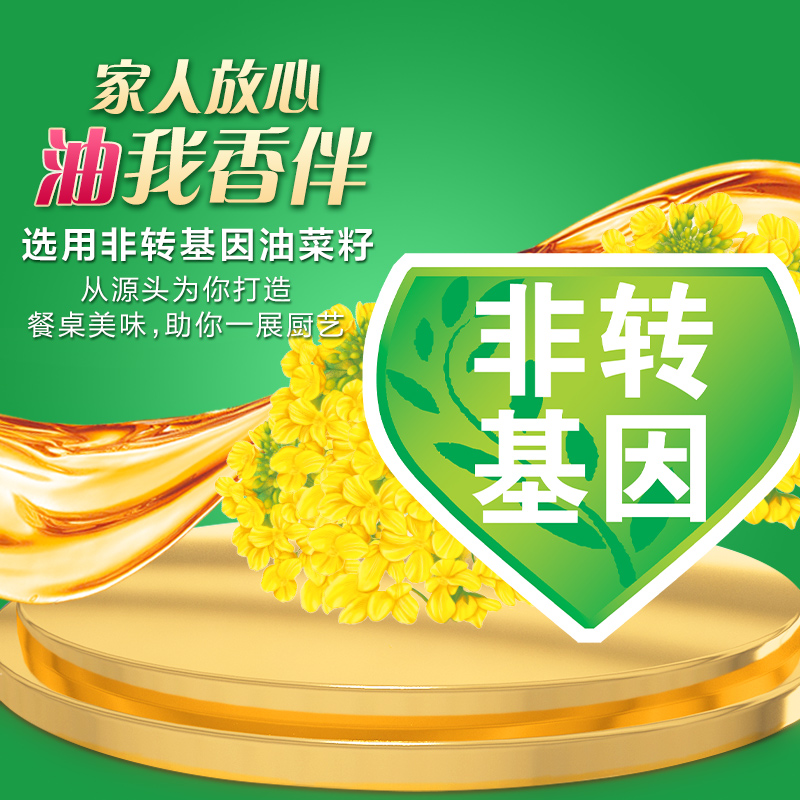 鲁花 特香菜籽油5L*2食用油 非转基因 粮油 礼品 家用炒菜 植物油 营养健康轻食 送礼佳品 物理压榨 香浓味美高清大图