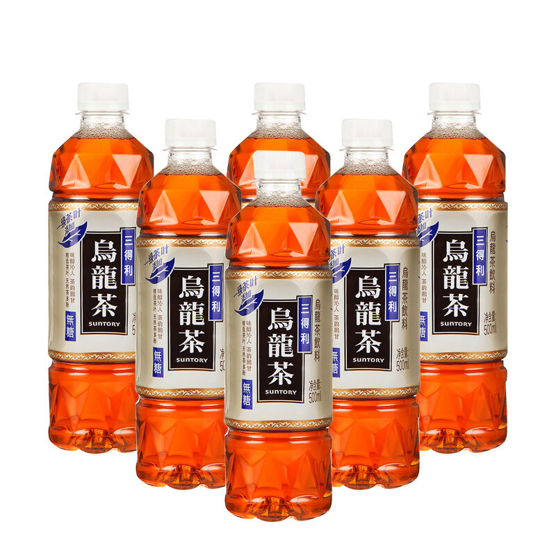 三得利(Suntory) 无糖乌龙茶饮料500ML*15瓶 整箱