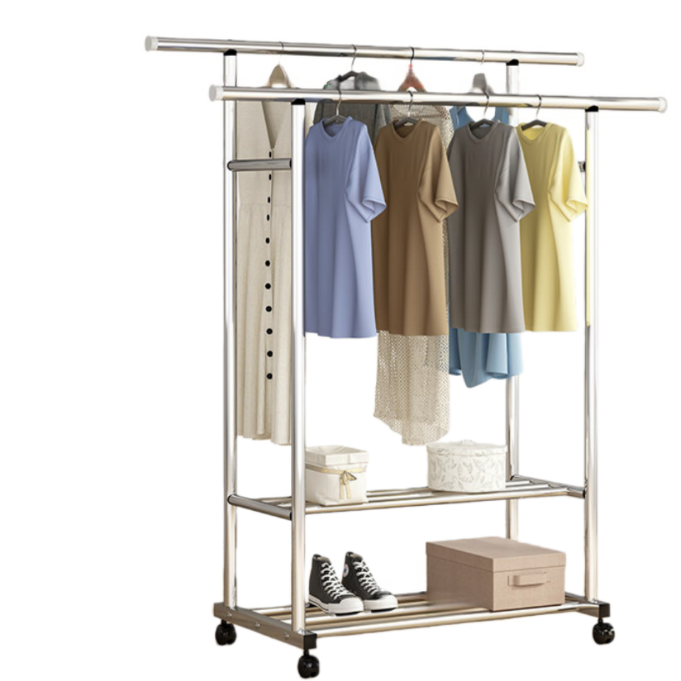 铭 思达 晾 衣 杆 晾衣架晾衣架可伸缩晾衣架高清大图