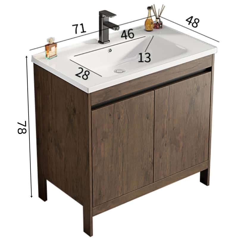 豫龙都浴室柜70cm 台高清大图