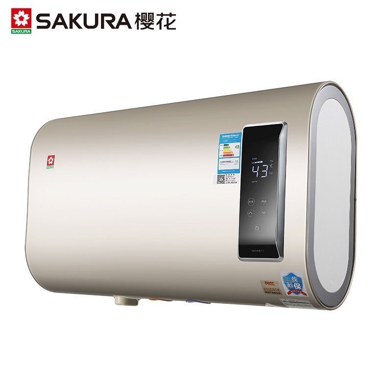 樱花(SAKURA)30升即热式家用电热水器5000W速热 微电脑式 即热式 二级能效88EA3201玫瑰金高清大图