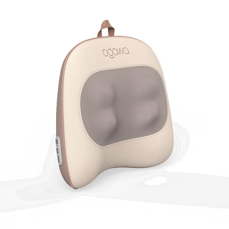 奥佳华(OGAWA) 按摩枕腰部按摩器多功能热敷靠枕腰部按摩仪腰椎按摩靠枕 2250拿铁棕高清大图