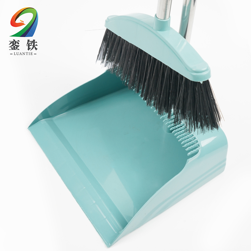 銮铁扫帚簸箕套装蓝色套高清大图