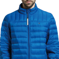 [美国直采 官方正品]Tommy Hilfiger 男士防风羽绒服 155AN231 宝蓝色