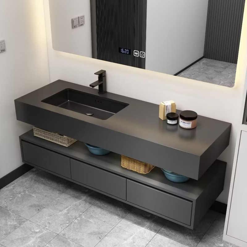 香复居亭浴室柜组合酒店洗手盆卫生间洗漱台洗脸池卫浴面盆镜柜