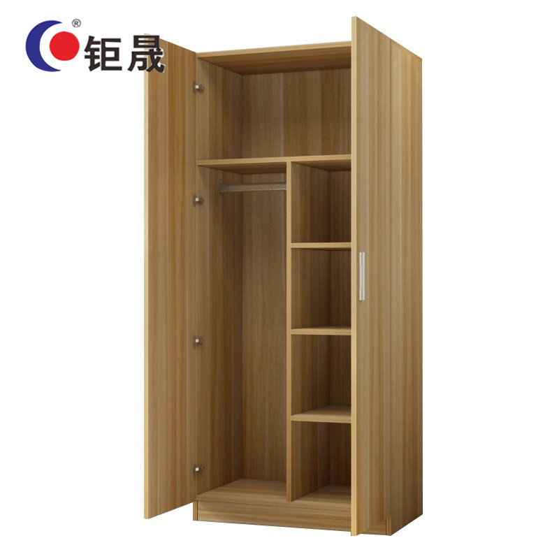 钜晟板式衣柜职员宿舍双门更衣柜jsbgqt01视频