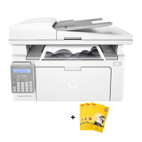 惠普(HP)M132fn黑白激光一体机办公家用多功能打印一体机打印复印扫描传真有线网络替代惠普128FN