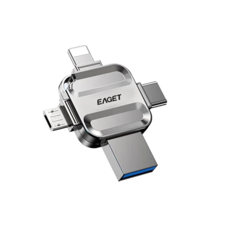 忆捷(EAGET)I71-128G USB3.0 Lightning Type-C MicroUSB口 苹果安卓华为手机高清大图
