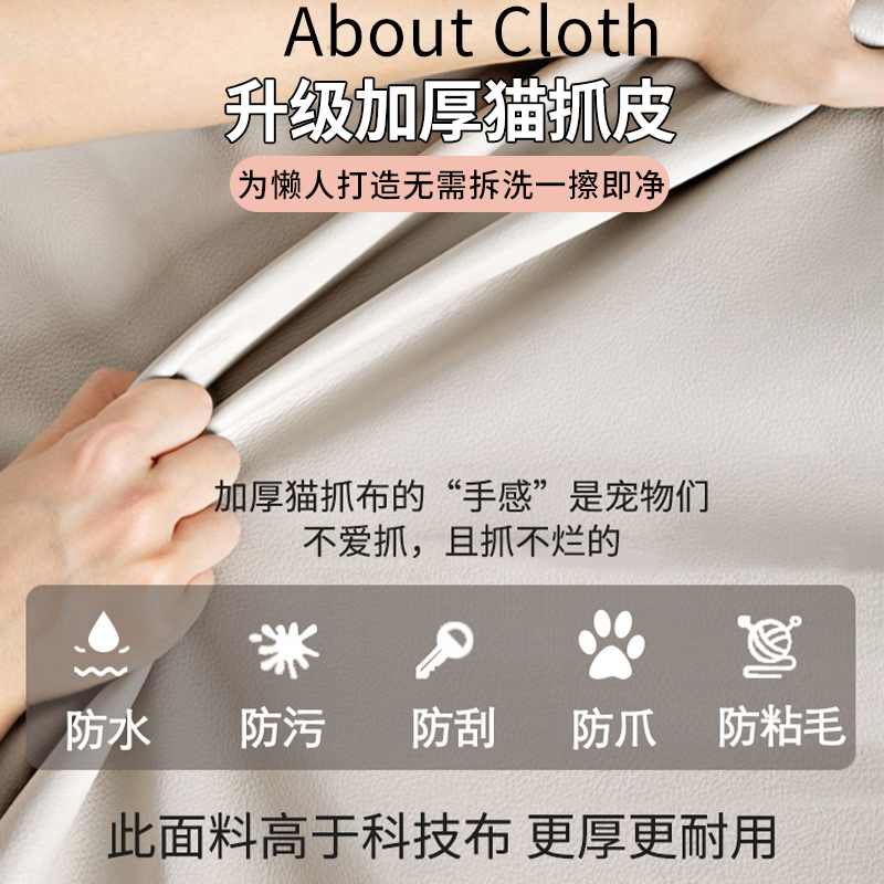 沙发床两用折叠小户型客厅多功能伸缩床网红布艺单人沙发床高清大图