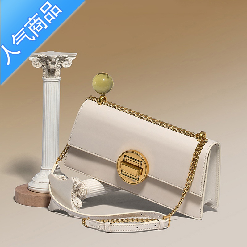 封后今年流行包包女2022新款时尚链条包小众感质感法棍腋下包夏季女包