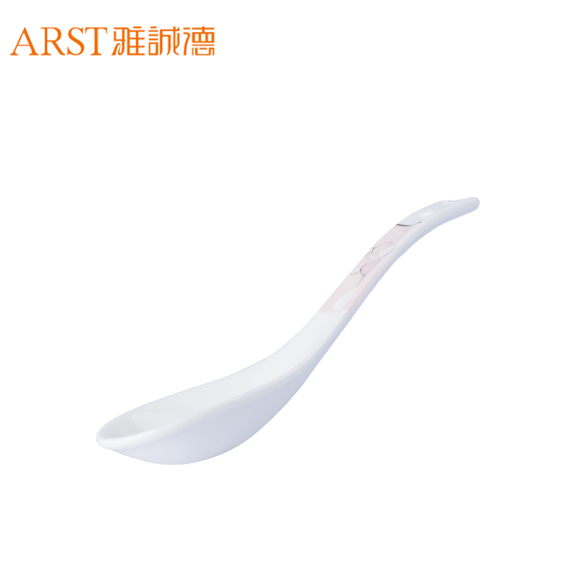 雅诚德(arst) 半色釉系列勺子碗家用陶瓷碗碟套装 创意简约组合餐具吃饭碗汤碗菜盘 小汤勺5只
