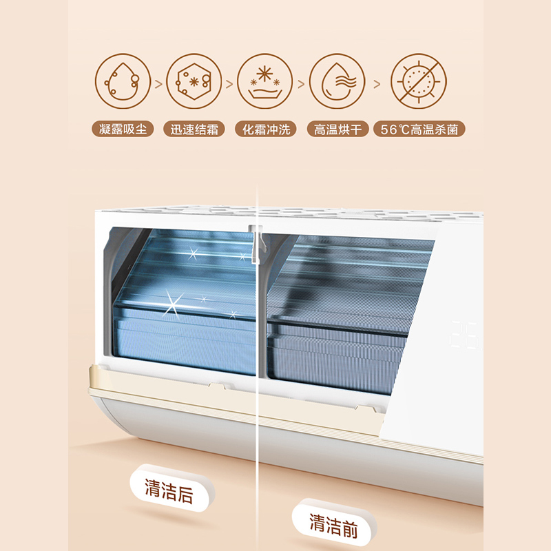 TCL 1.5匹 怡沁风 新一级能效 变频冷暖 挂式空调挂机KFRd-35GW/DBp-TJC11+B1