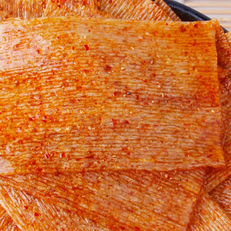 小滑头 辣条麻辣豆皮辣片360g(18gx20包) 8090后儿时零食小吃休闲食品老式大辣片高清大图