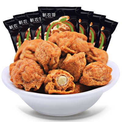 WQLQ新农哥黑糖话梅味花生果70g*7袋