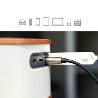 适用OPPO华为VIVO手机耳机孔连接汽车车载音响听歌车用AUX音频线IN音箱转接器转换线音乐播放线3.5mm接口通