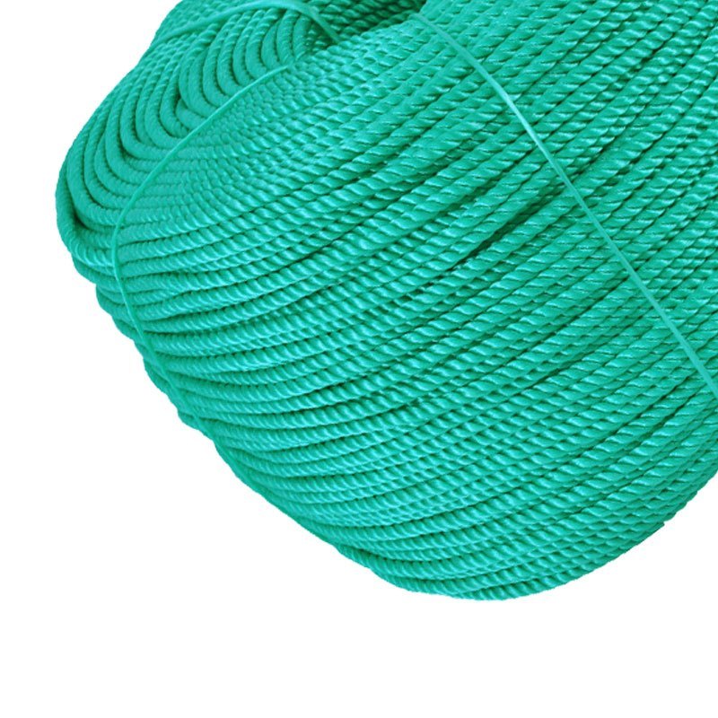 工霸(GONGBA)绳子捆绑绳尼龙绳手工编织3股绿色 铁路常用 10mm 100米