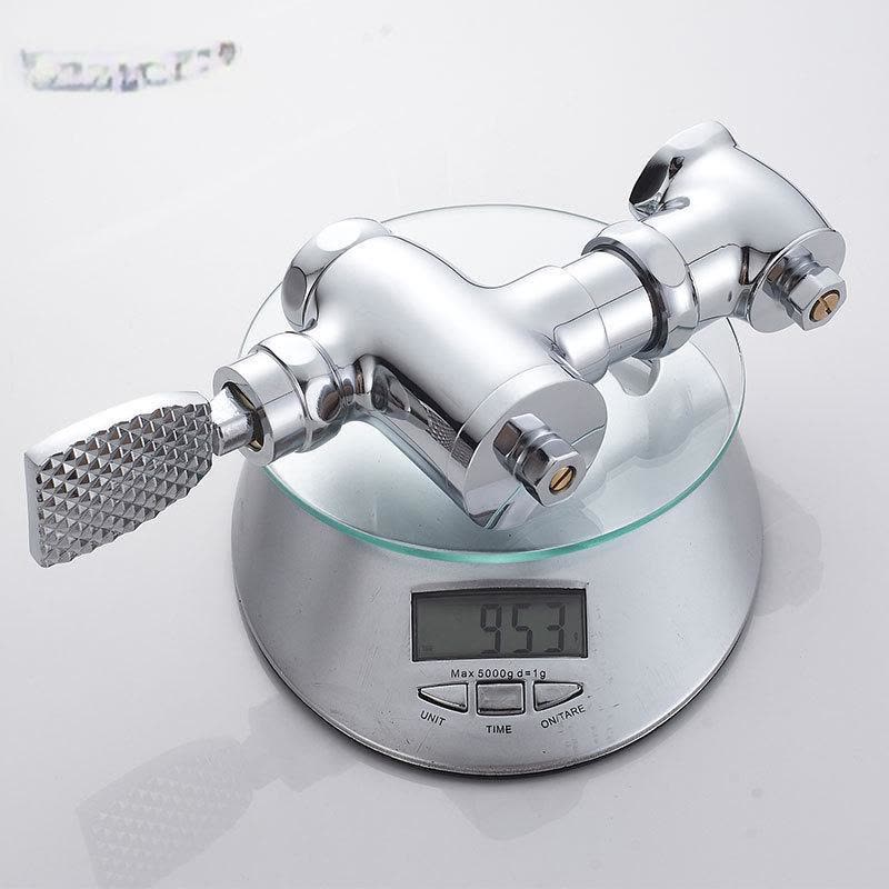 YZJLTX卧式脚踏式冲水阀蹲便器大便冲洗阀厕所蹲坑延时阀可调节水流大小 中卧式直板图片