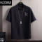 HLCOMAN亚麻冰丝2024夏季新款薄短袖t恤男士潮牌宽松半袖男生棉麻上衣服