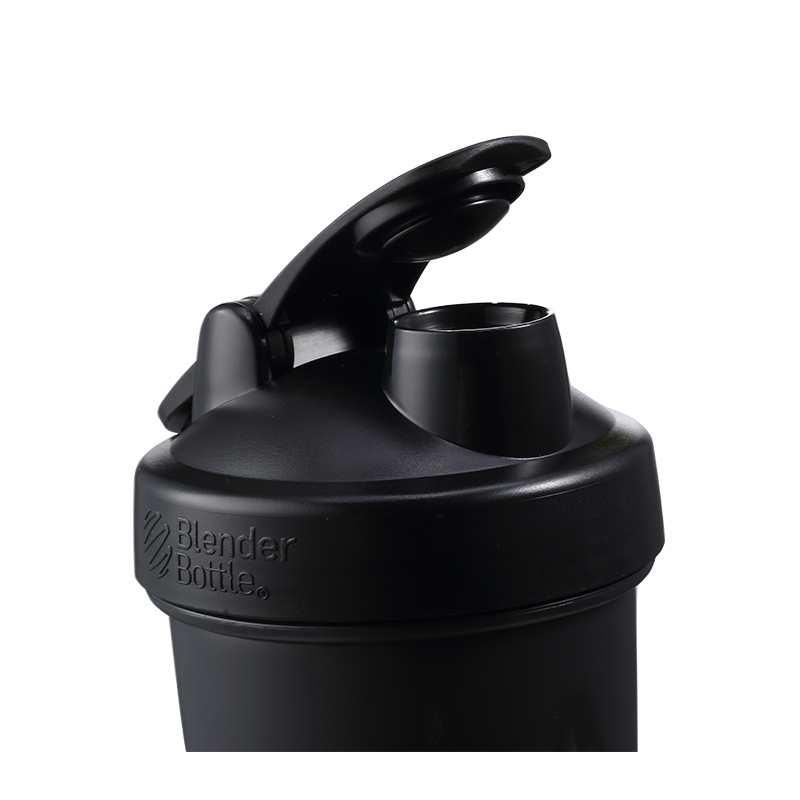 Blender Bottle 经典款中号蛋白粉摇摇杯 运动健身水杯带搅拌球 黑色 800ml
