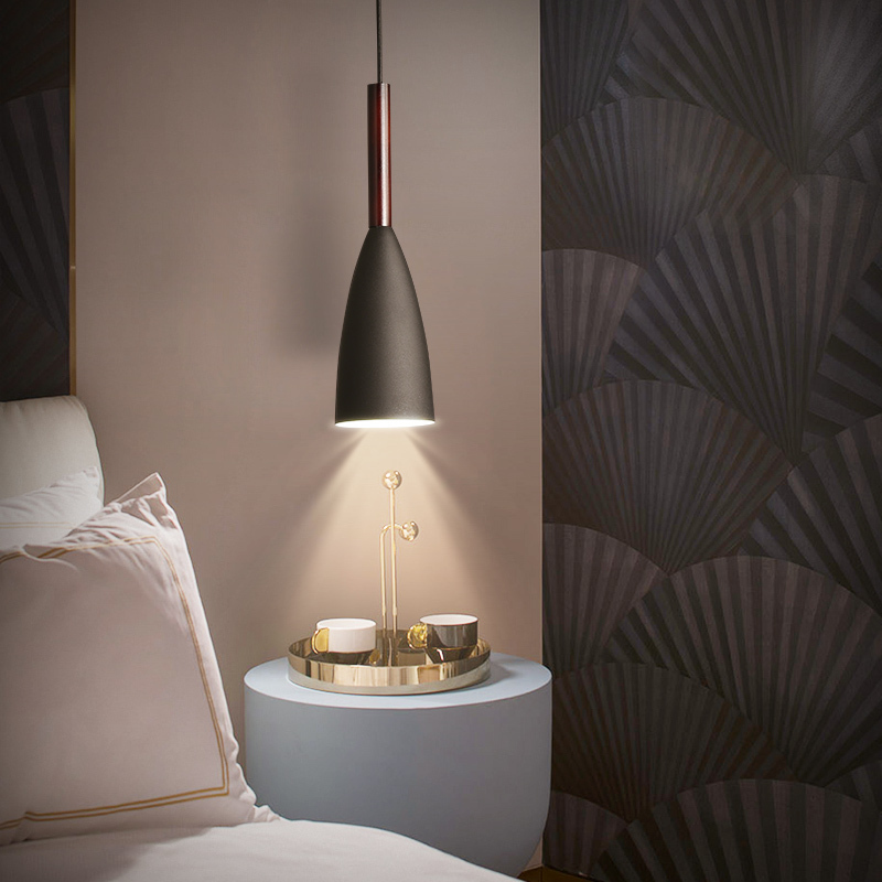 七只蚂蚁简约现代吊灯餐厅灯咖啡色led客厅灯餐厅吊灯北欧床头吊灯