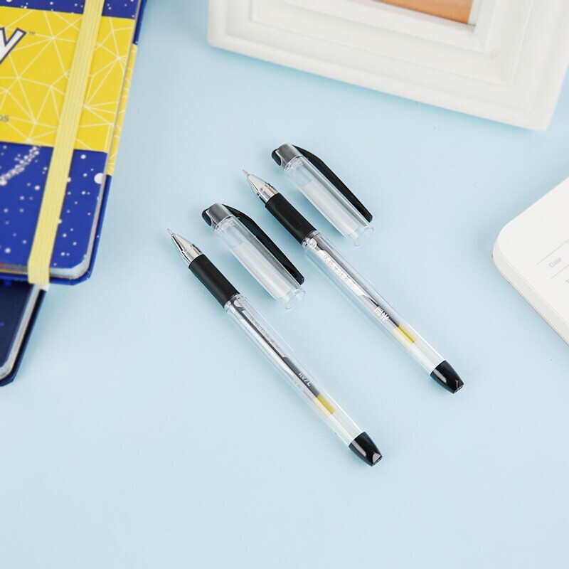 晨光mgk37细中性笔12支038mm水笔财务签字笔写字笔中性笔笔类办公用品