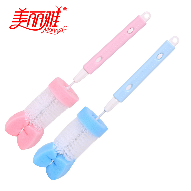 美丽雅伸缩杯刷奶瓶刷玻璃杯清洁刷水壶刷子 十把装 HC063860