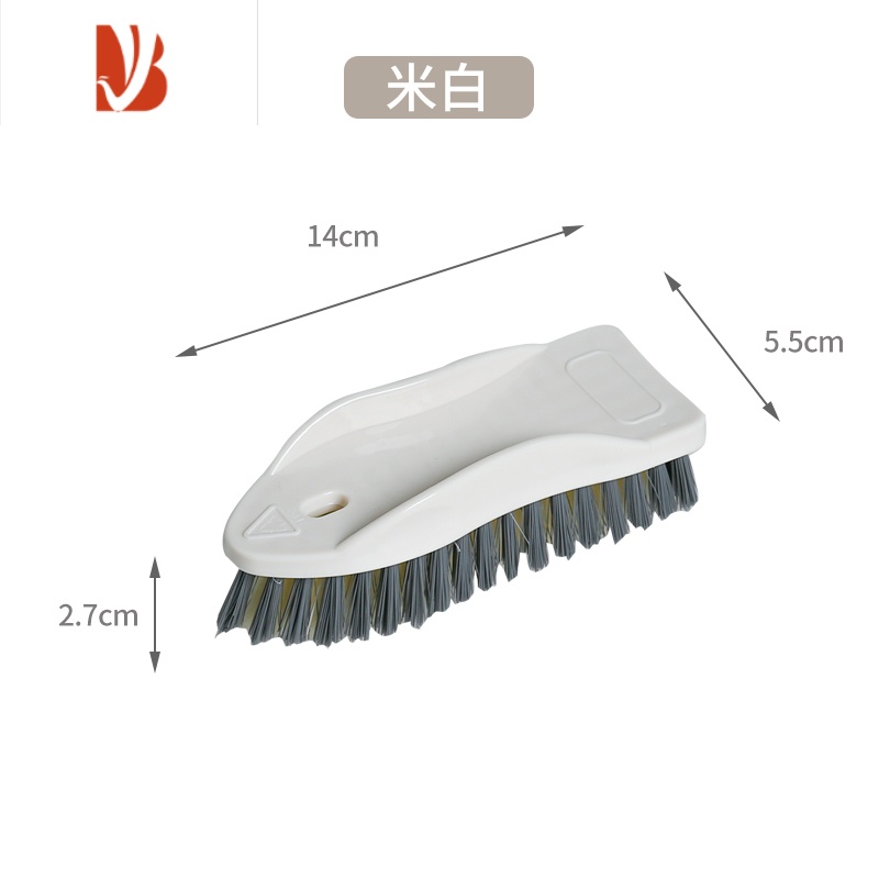 三维工匠家用塑料洗衣刷清洁衣物刷子硬毛板刷多清洗刷不伤衣物强去污高清大图