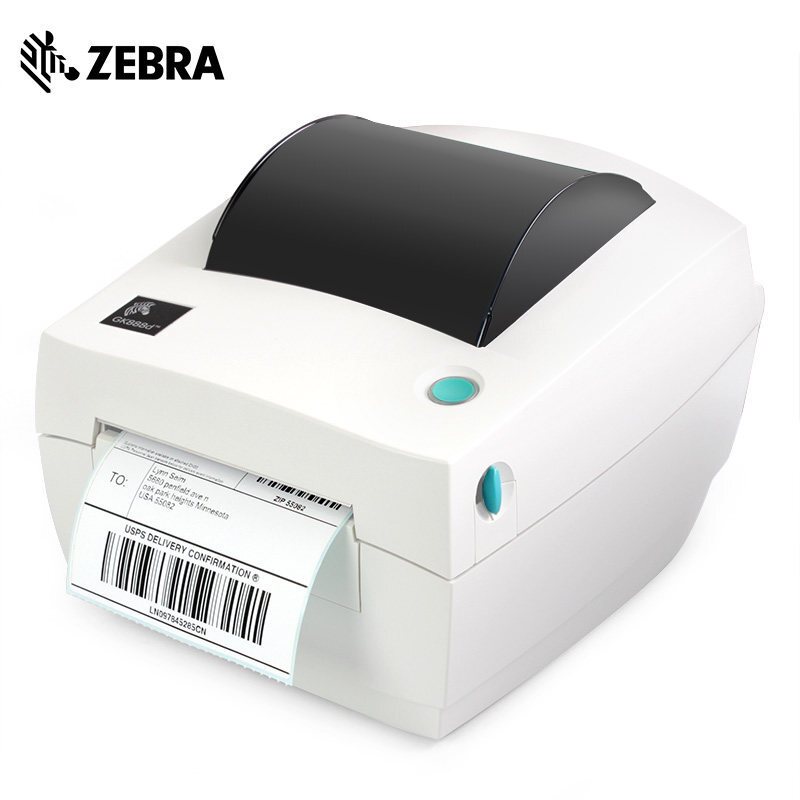 斑马(ZEBRA) GK888t 斑马条码打印机 不干胶标签机 热敏快递单E邮宝电子面单机