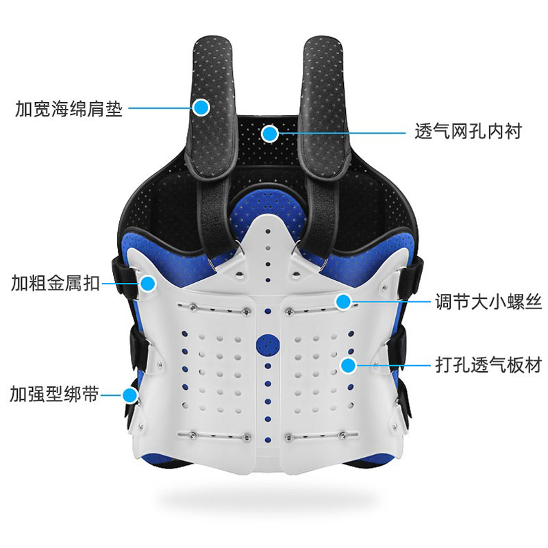 可孚胸腰椎固定支具压缩性骨折护腰支架术后脊柱脊椎肋骨医用护具高清大图