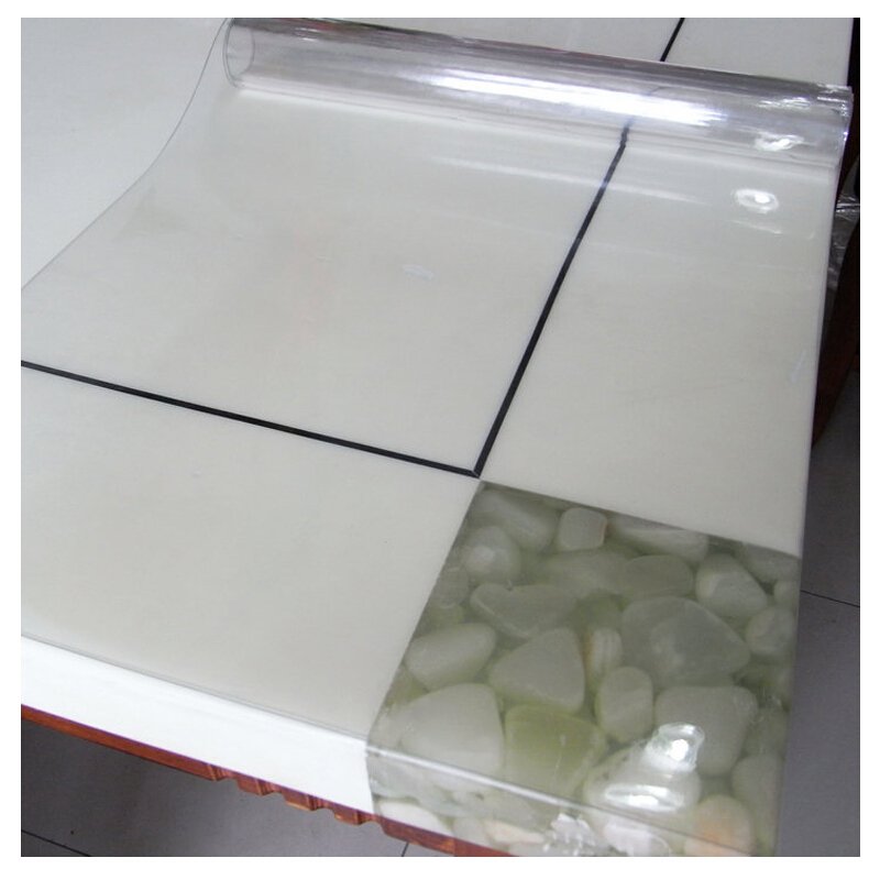 PVC桌布透明桌垫塑胶软玻璃水晶垫板磨砂防水烫台布方形圆形定做