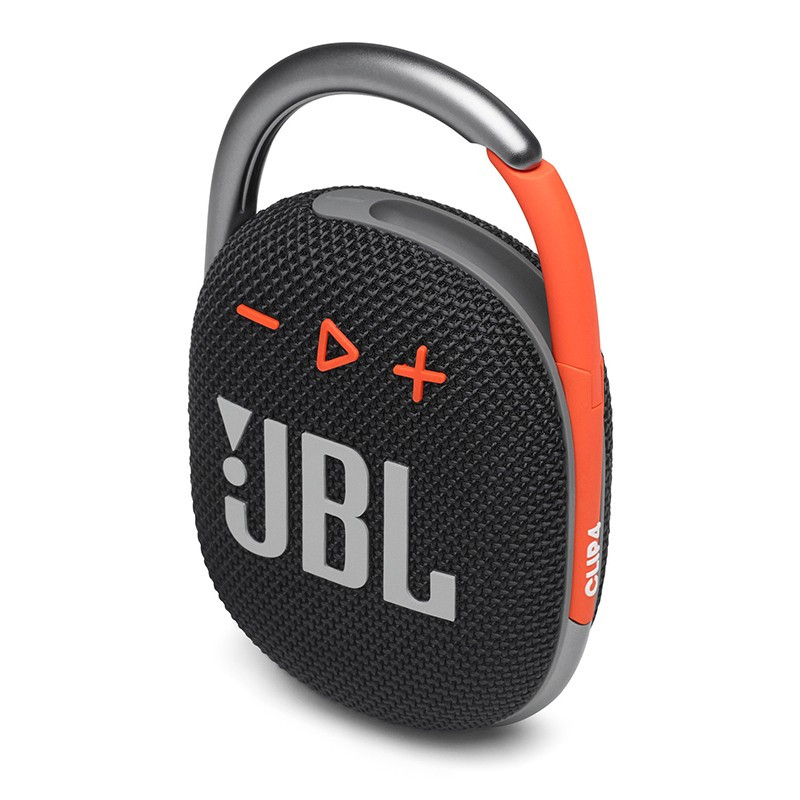 JBL CLIP4 黑拼橙 无线音乐盒四代 蓝牙便携音箱