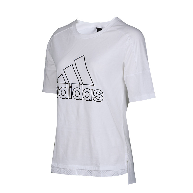 胜道阿迪达斯女装2018夏季运动型格短袖T恤CZ5040