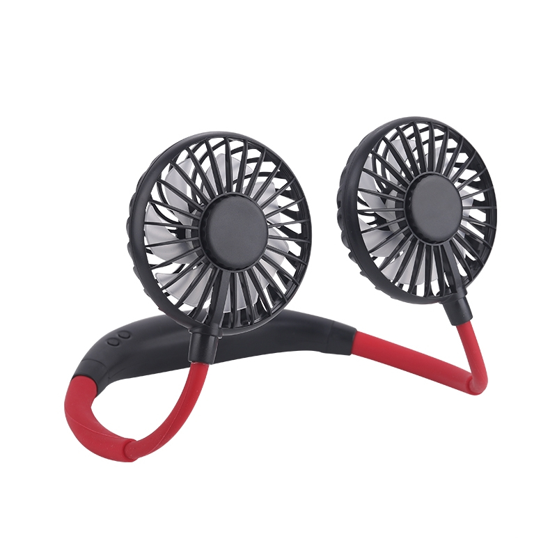 挂脖风扇 风扇usb便携式小电风扇小型迷你桌面随身可充电手持耳机挂