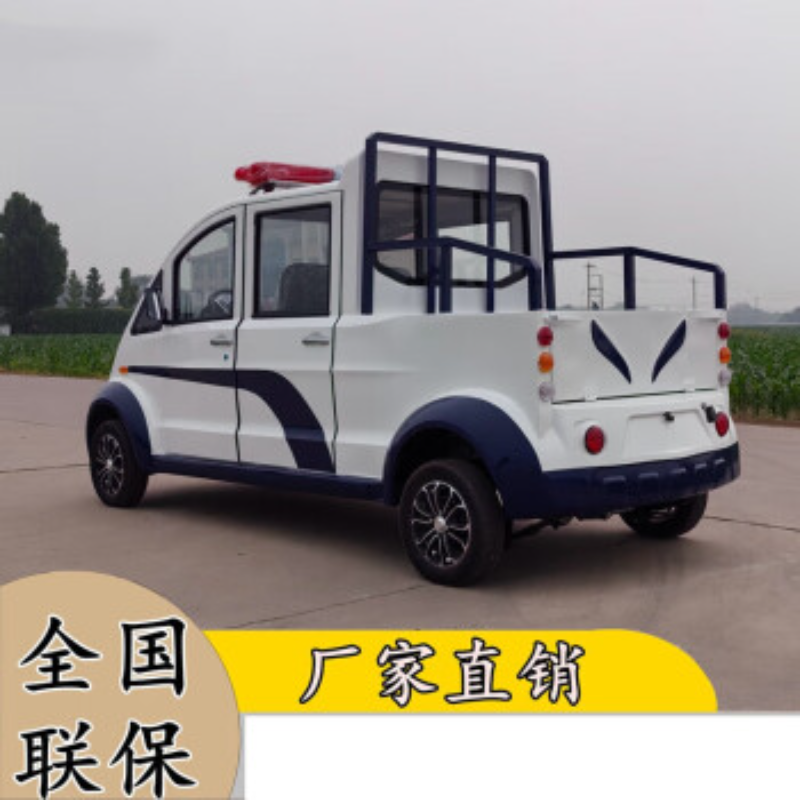 旗聚电动电瓶车两排5座全封闭72v锂电5000W续航150公里 白色高清大图