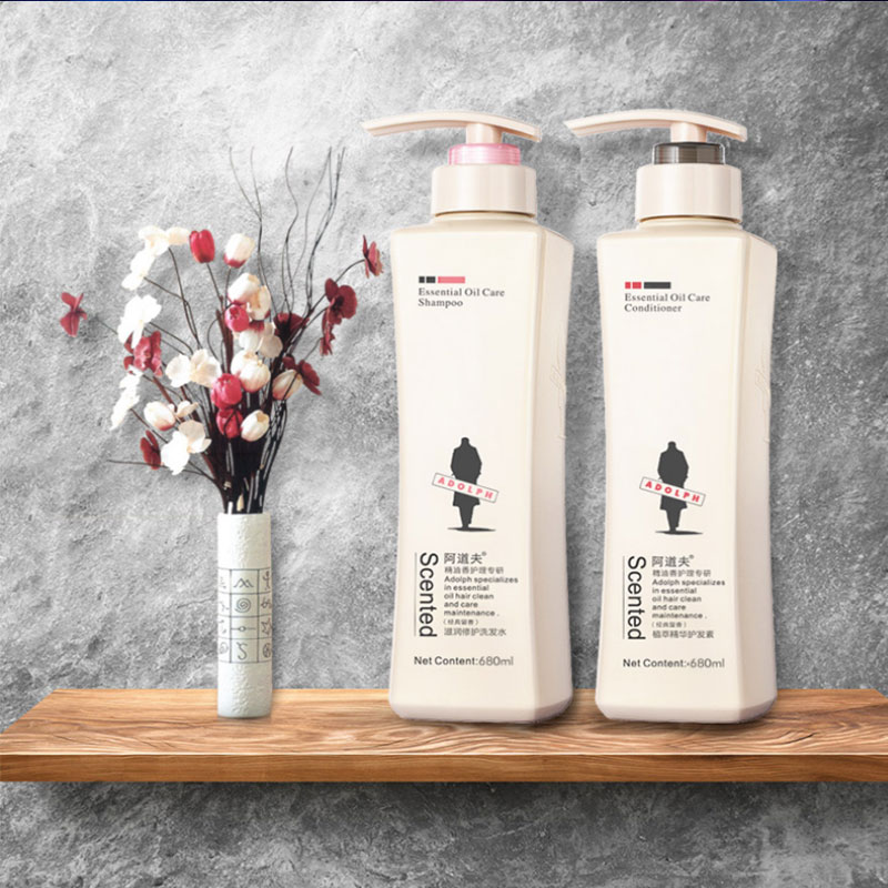 阿道夫 精油洗护大容量组合滋润修护680ml+植萃精华680ml