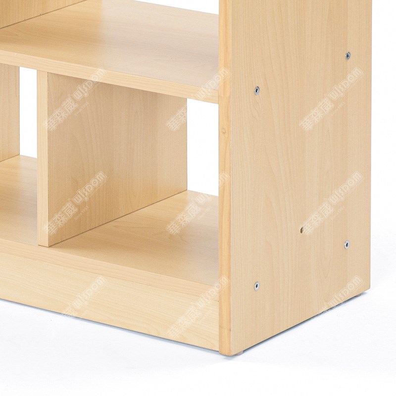 维也纳实木5格中空柜L80-枫木纹高清大图