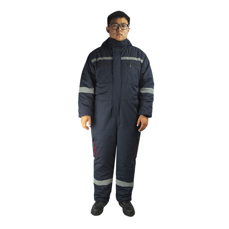 冷库棉衣冬季带帽加厚连体防寒服寒零下25-35°Y