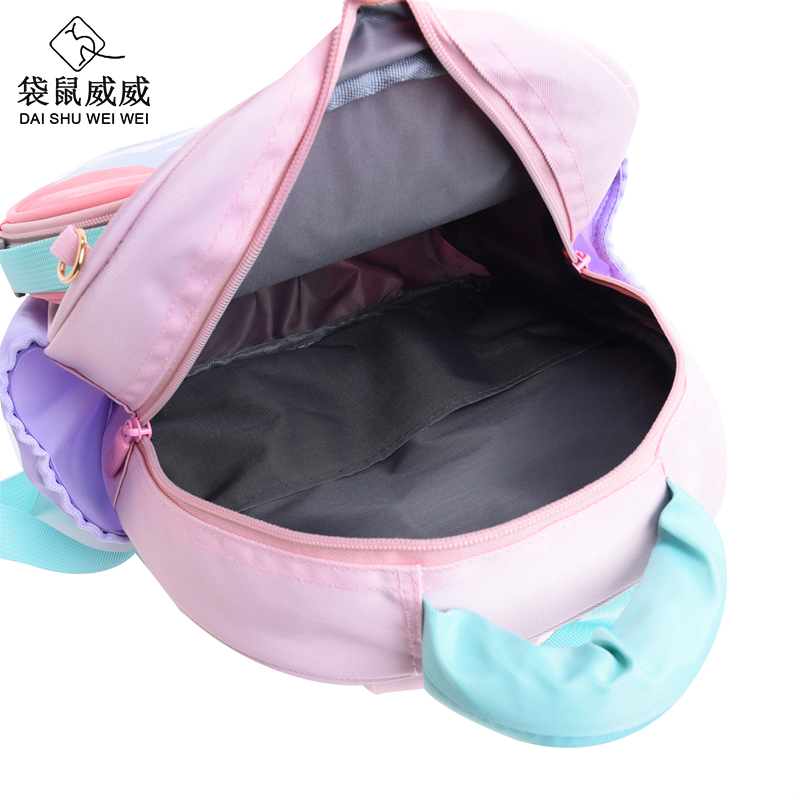 袋鼠威威 幼儿园背包 儿童书包 送24色彩泥 XFH876-1高清大图