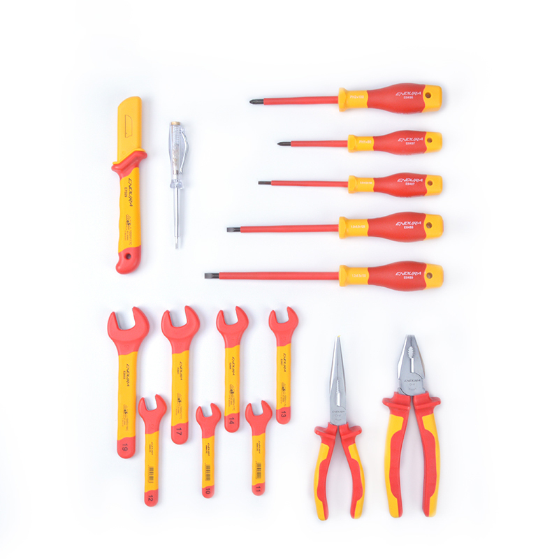 力易得 16件VDE绝缘工具组套维修组套手动工具组套E1179