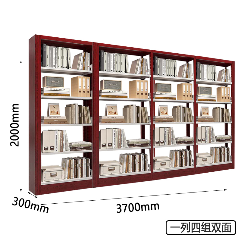 圣承启 书架 四列 组高清大图